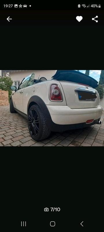 Gebraucht Mini Cooper Cabriolet 122 PS (89 kW) 2009 Beige Cabrio