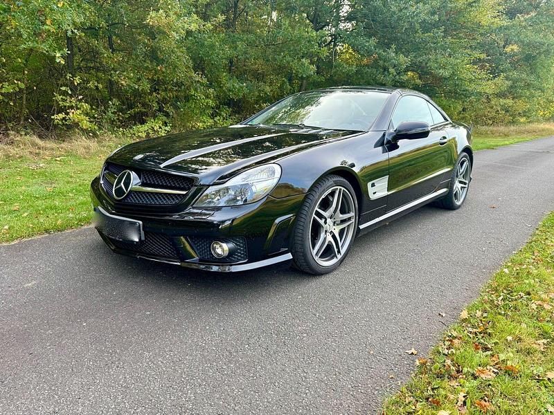 Schwarz Gebraucht 2010 Mercedes SL63 AMG AMG Cabrio | 51.900 € (Guter Preis) - Bild 1/4