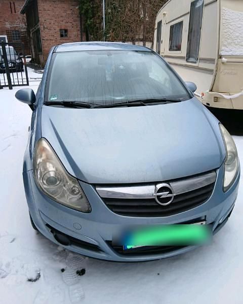 Blau Gebraucht 2009 Opel Corsa Kleinwagen | 850 € - Bild 1/4