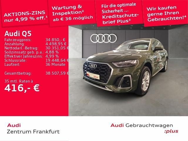 Gebraucht Audi Q5 S-Line 367 PS (269 kW) 2022 Grün SUV