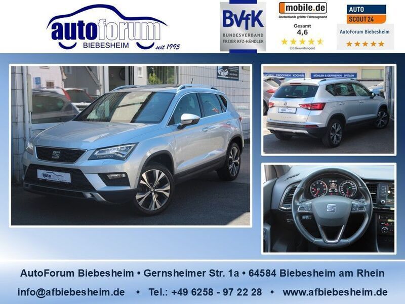 Silber Gebraucht 2017 Seat Ateca XCELLENCE SUV | 19.999 € (Fairer Preis) - Bild 1/4
