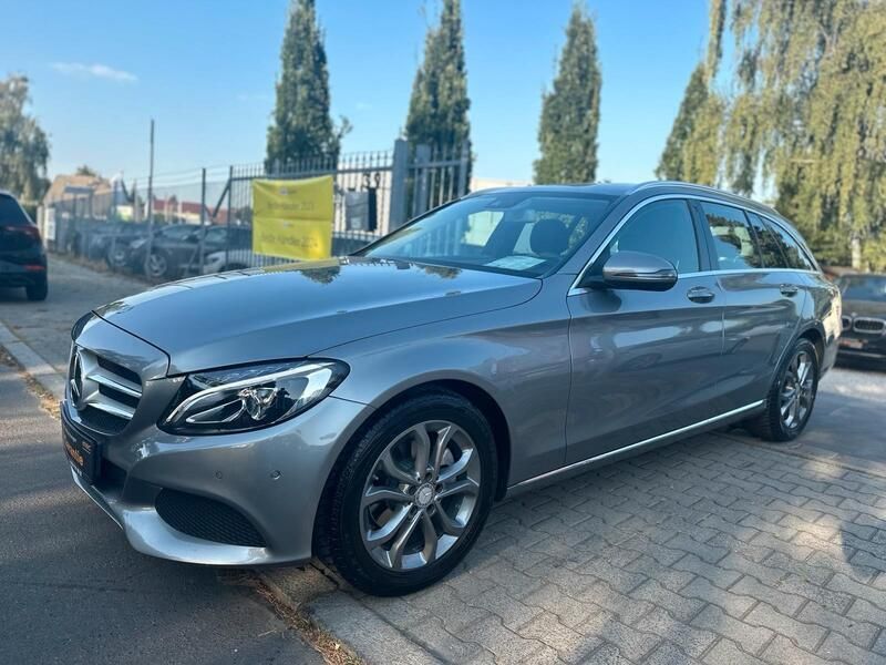 Palladiumsilber metalliclack Gebraucht 2015 Mercedes C180 Kombi | 16.999 € (Fairer Preis) - Bild 1/4