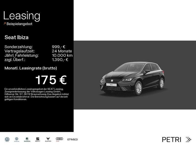 Mitternachtsschwarz Neu 2025 Seat Ibiza Limousine | 23.940 € (Guter Preis) - Bild 1/4