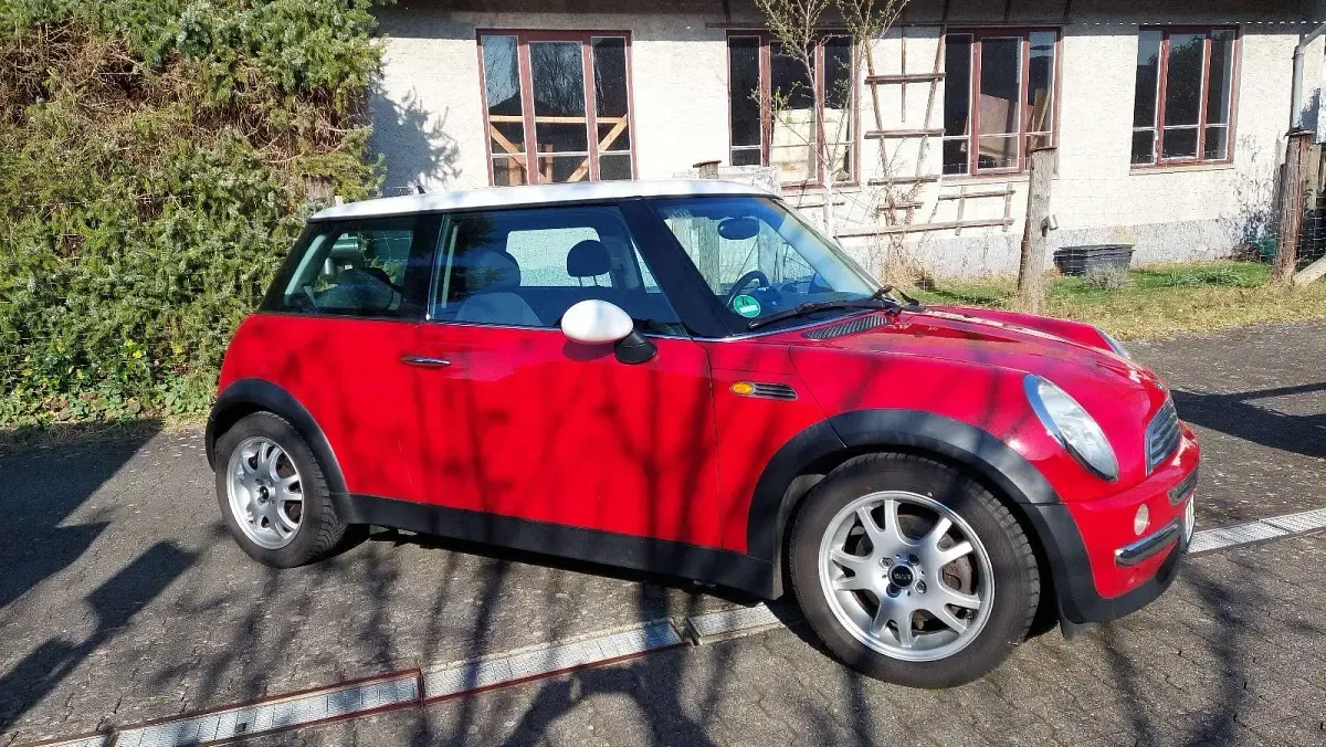 Käytetty Mini Cooper 116 HP (85 kW) 2003 Punainen Viistoperä