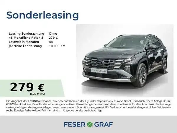 Abyss black Neu 2025 Hyundai Tucson SUV | 32.990 € (Superpreis) - Bild 1/4