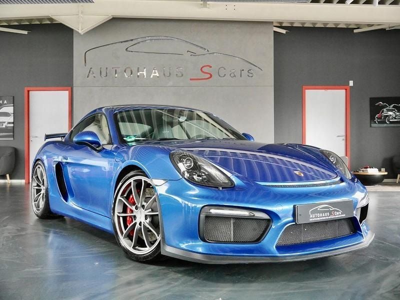 Blau Gebraucht 2016 Porsche Cayman GT4 Sport Coupé | 86.981 € (Superpreis) - Bild 1/4