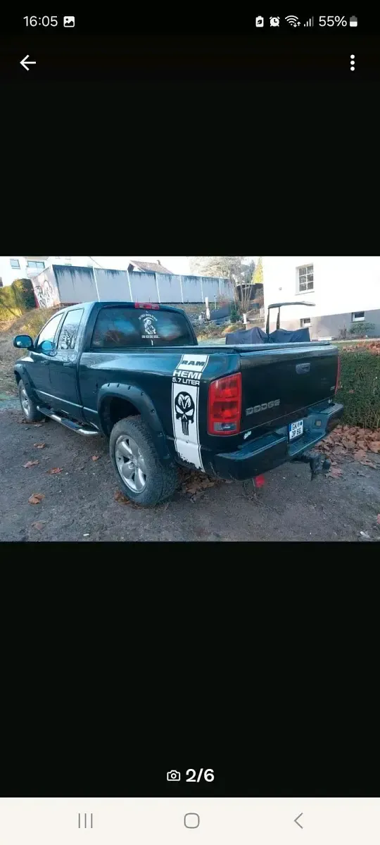 Occasion Dodge Ram 345 ch (253 kW) 2004 Noir Pick-up