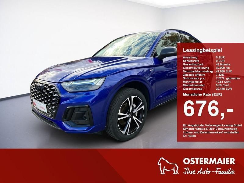 Ultrablau metallic Gebraucht 2024 Audi Q5 Sportback S-Line SUV | 49.980 € (Guter Preis) - Bild 1/4