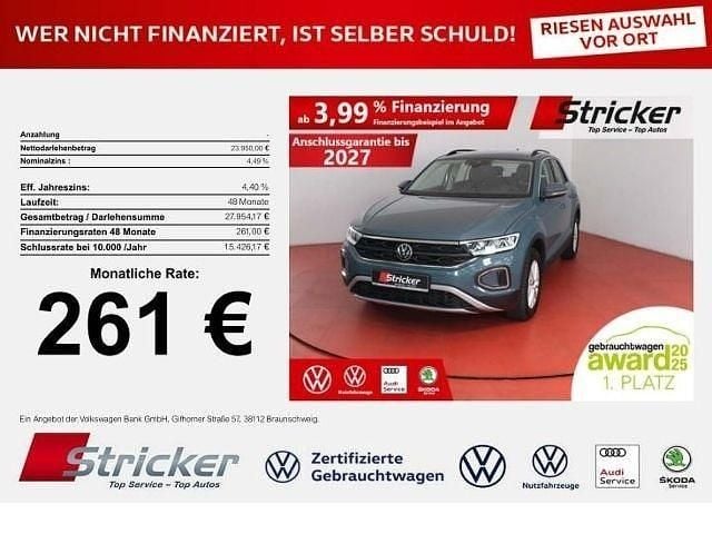 Gebraucht VW T-Roc S 150 PS (110 kW) 2022 Blau SUV