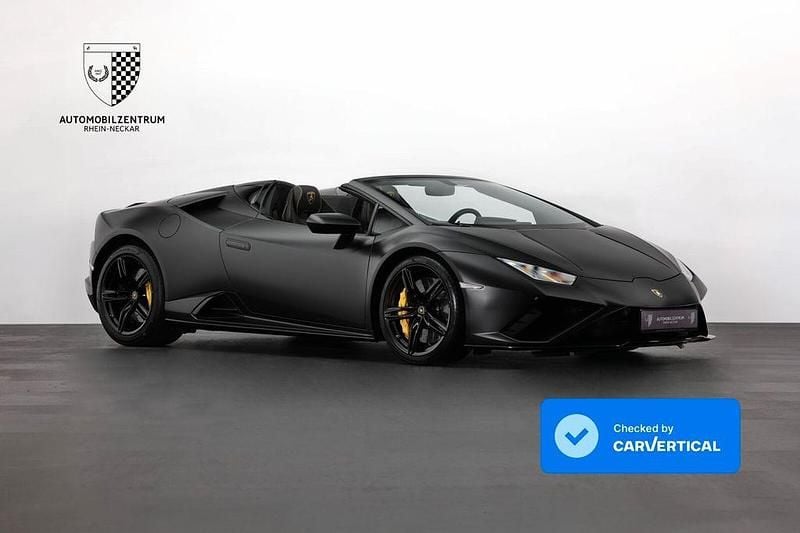 Gebraucht Lamborghini Huracán 610 PS (448 kW) 2020 Blu le mans (mattschwarz folie Cabrio