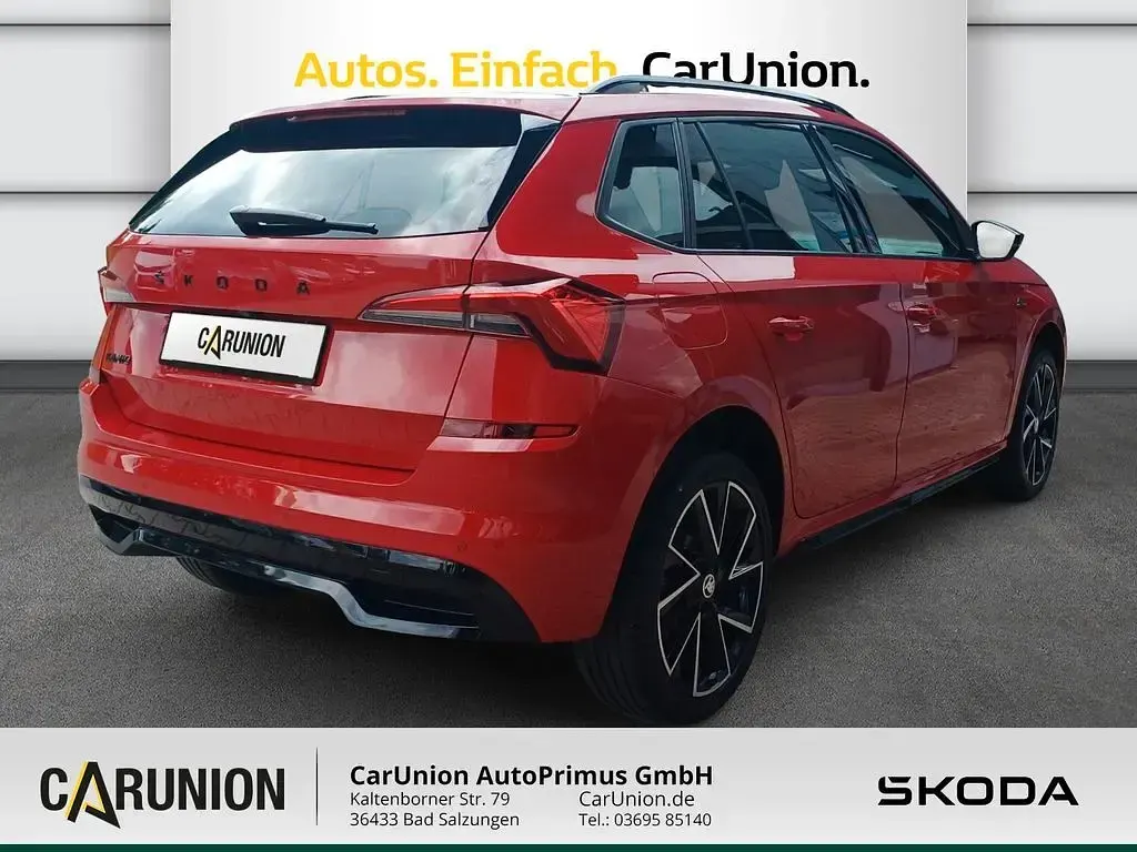 Gebraucht Skoda Kamiq Monte Carlo 110 PS (80 kW) 2023 Rot SUV