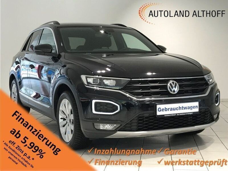 Deep black perleffekt Gebraucht 2018 VW T-Roc Sportline SUV | 19.960 € (Guter Preis) - Bild 1/4
