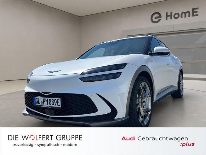 Matterhorn white matt Gebraucht 2022 Genesis GV60 Sport Plus SUV | 38.900 € (Guter Preis) - Bild 1/3