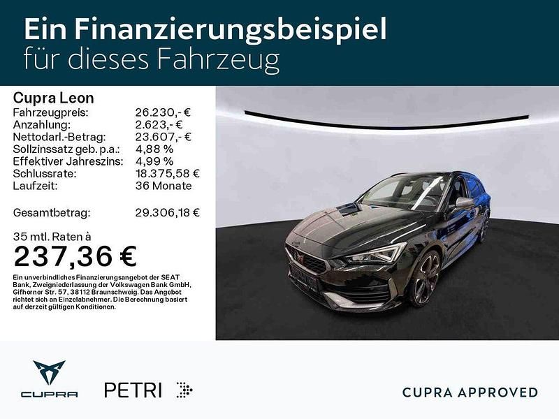 Gebraucht Cupra Leon VZ 245 PS (180 kW) 2022 Mitternachtsschwarz Kombi