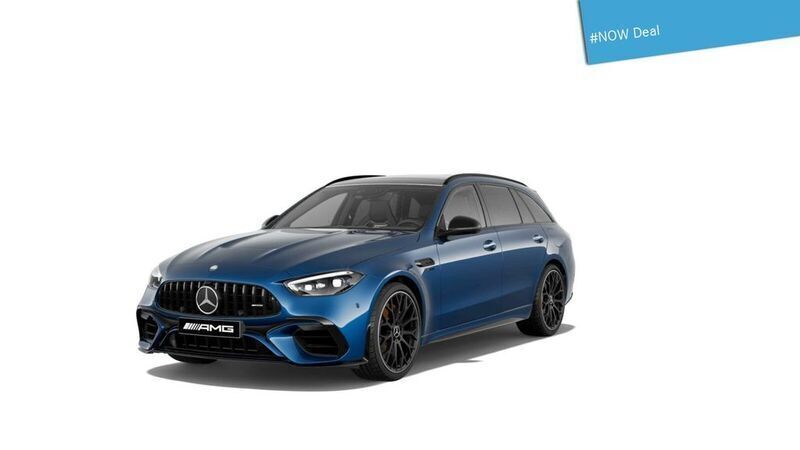 Blau Neu 2025 Mercedes C63 S E Performance AMG Kombi | 120.990 € - Bild 1/4