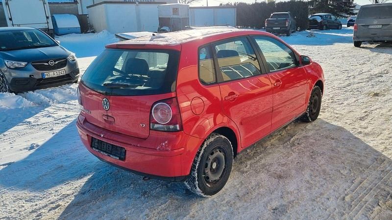 Gebraucht VW Polo Trendline 69 PS (50 kW) 2008 Rot Kleinwagen