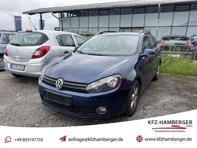 Blau Gebraucht 2010 VW Golf VI Comfortline Kombi | 1.990 € (Superpreis) - Bild 1/4