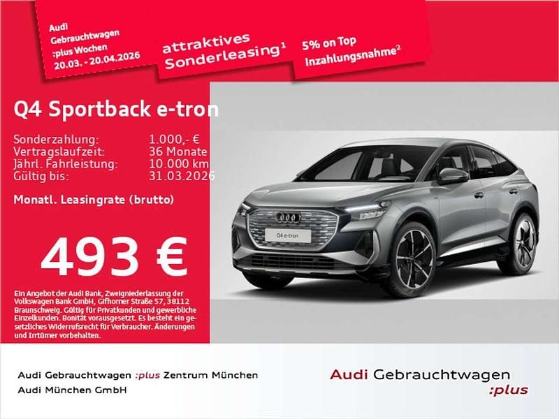 Gebraucht Audi Q4 e-tron S-Line 210 kW (286 PS) 2024 Taifungrau metallic SUV