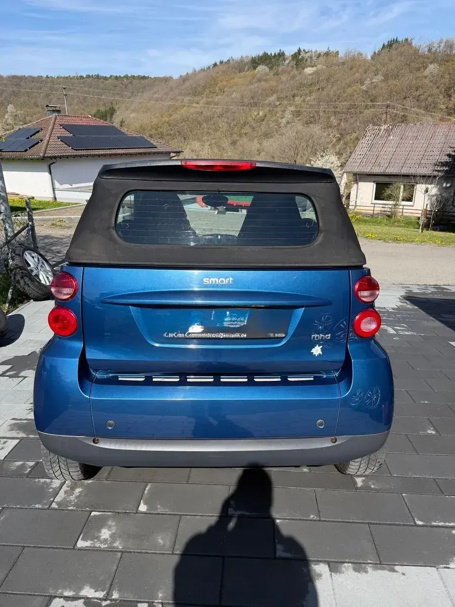 Gebraucht Smart ForTwo Cabrio Passion 71 PS (52 kW) 2010 Blau Cabrio