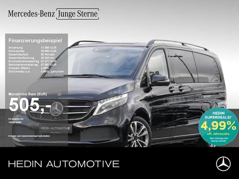 Schwarz Gebraucht 2024 Mercedes V300 Avantgarde Van / Kleinbus | 58.990 € (Guter Preis) - Bild 1/4