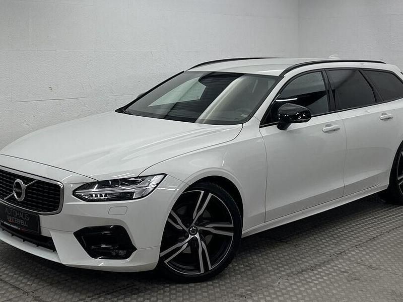 Ice white, solid Gebraucht 2020 Volvo V90 R-Design Kombi | 31.400 € (Fairer Preis) - Bild 1/4