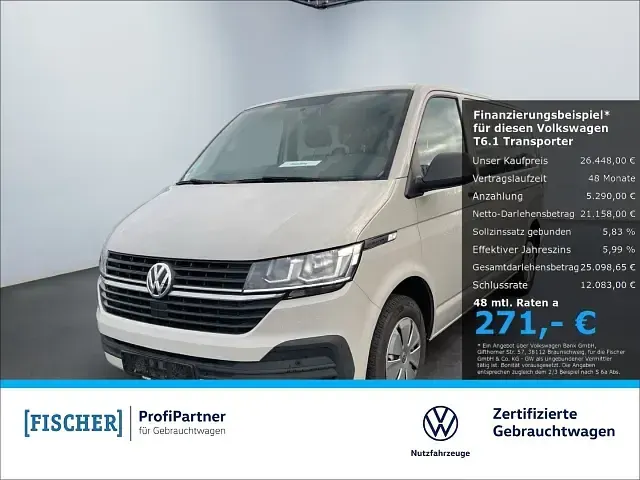 Gebraucht VW Transporter 110 PS (80 kW) 2021 Van