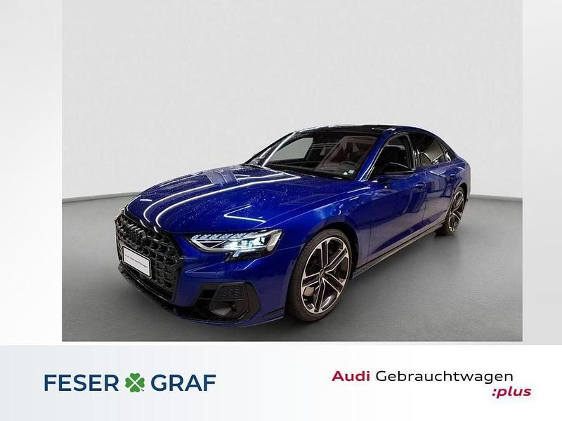 Ultrablau metallic Gebraucht 2024 Audi S8 Ambiente Limousine | 107.890 € (Superpreis) - Bild 1/4