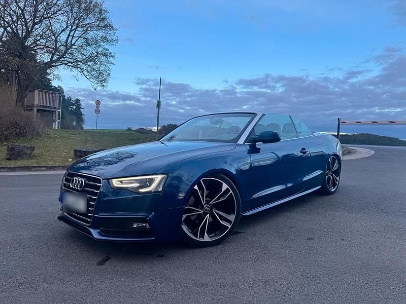 Gebraucht Audi A5 Cabriolet S-Line 177 PS (130 kW) 2015 Blau Cabrio