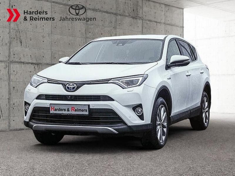 Weiß Gebraucht 2017 Toyota RAV4 Hybrid Executive SUV | 18.880 € (Fairer Preis) - Bild 1/4
