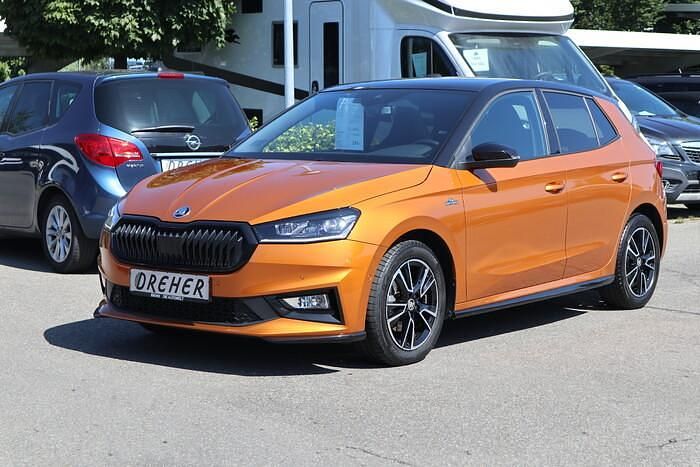 Phoenixorange metallic Gebraucht 2024 Skoda Fabia Monte Carlo Kleinwagen | 20.790 € (Fairer Preis) - Bild 1/4