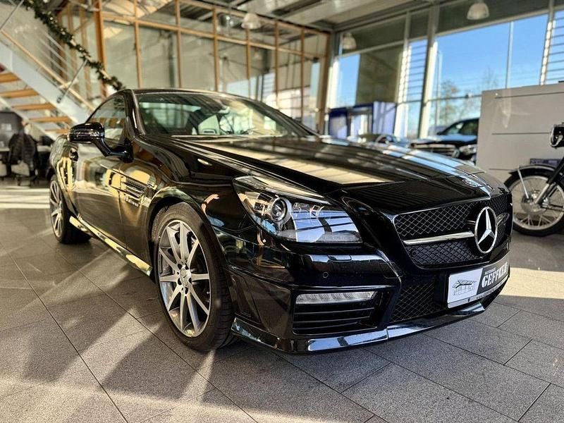 Gebraucht Mercedes SLK55 AMG AMG 421 PS (309 kW) 2016 Obsidianschwarz Cabrio