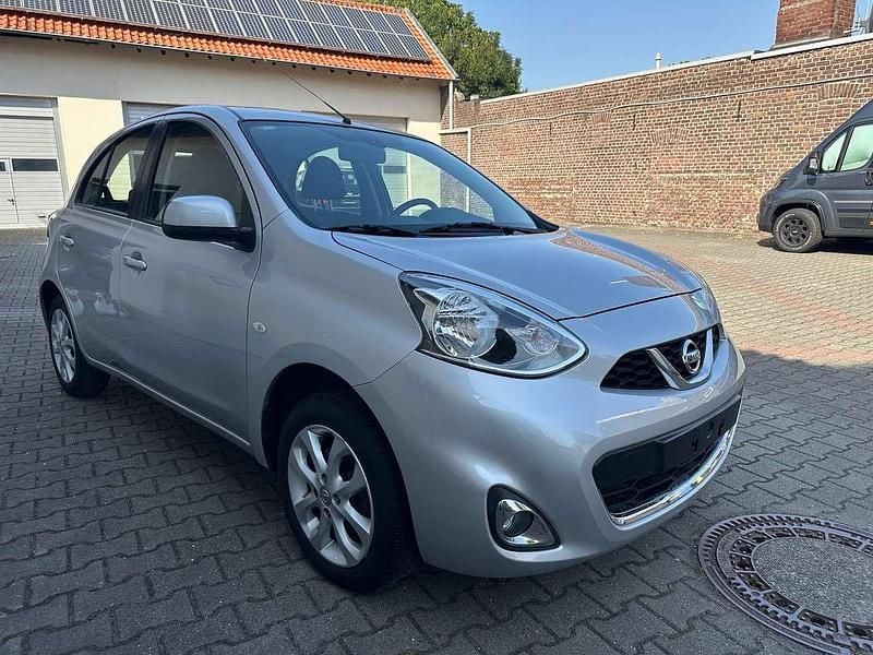 Silber Gebraucht 2017 Nissan Micra Tekna Kleinwagen | 6.799 € (Guter Preis) - Bild 1/4