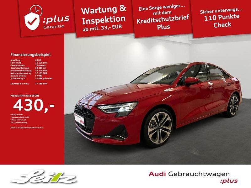 Gebraucht Audi A3 Advanced Plus 150 PS (110 kW) 2024 Progressivrot metallic Limousine