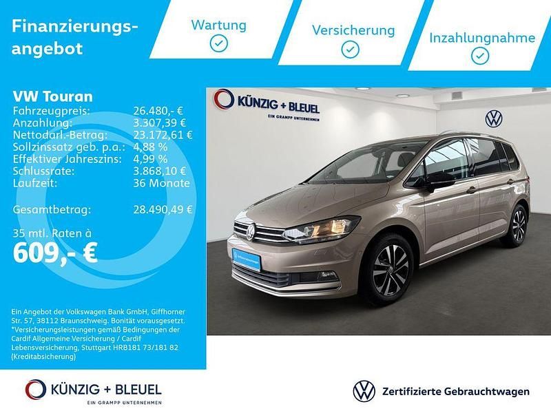 Beige Gebraucht 2019 VW Touran IQ Drive Van / Kleinbus | 26.480 € (Fairer Preis) - Bild 1/4