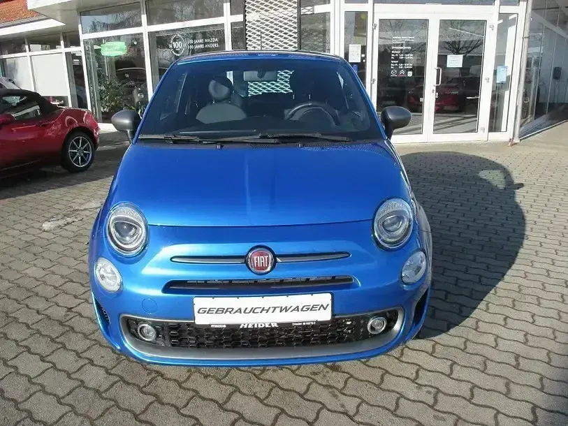 Używany Fiat 500 S 69 KM (50 kW) 2016 Niebieski Hatchback