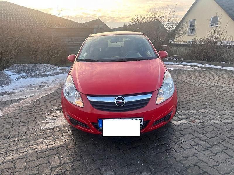 Gebraucht Opel Corsa 80 PS (58 kW) 2009 Rot Kleinwagen