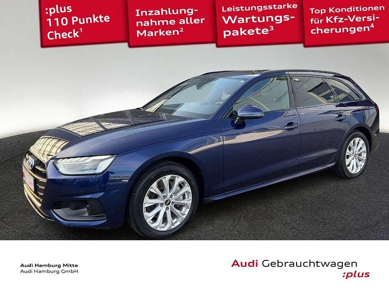 Navarrablau metallic Gebraucht 2021 Audi A4 Advanced Plus Kombi | 28.770 € (Etwas zu teuer) - Bild 1/3
