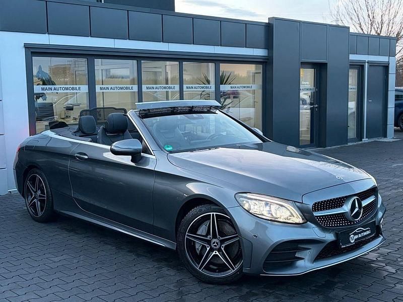 Grau Gebraucht 2019 Mercedes C300 AMG Cabrio | 35.490 € (Guter Preis) - Bild 1/4