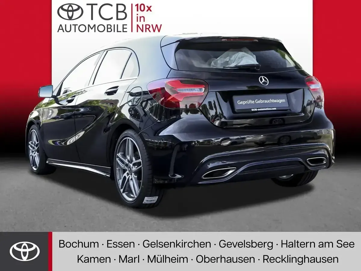 Gebraucht Mercedes A200 Sportline 156 PS (114 kW) 2017 Nachtschwarz  unilack Limousine