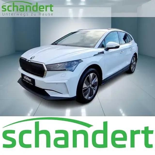 Schwarz Gebraucht 2021 Skoda Enyaq iV ecoSuite SUV | 25.980 € (Fairer Preis) - Bild 1/1