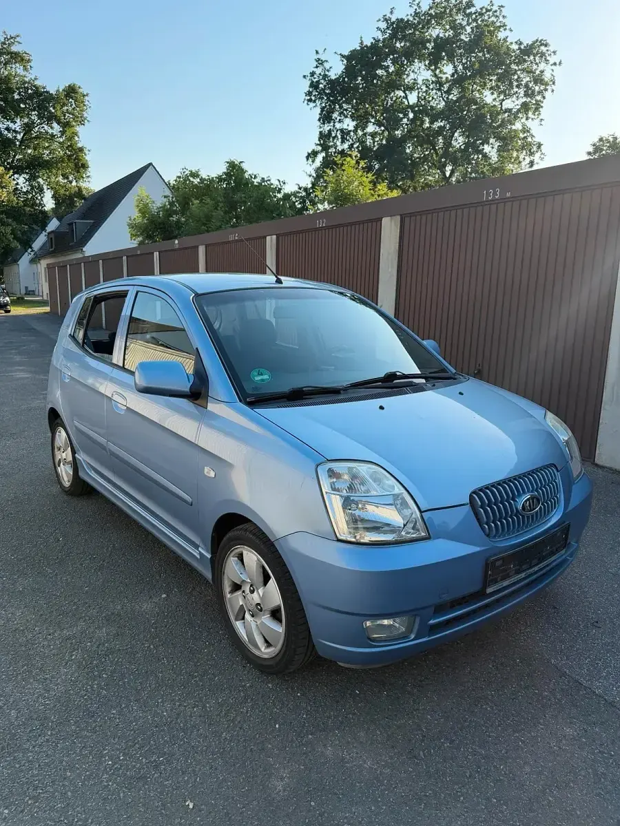 Gebraucht Kia Picanto EX 65 PS (47 kW) 2007 Blau Kleinwagen