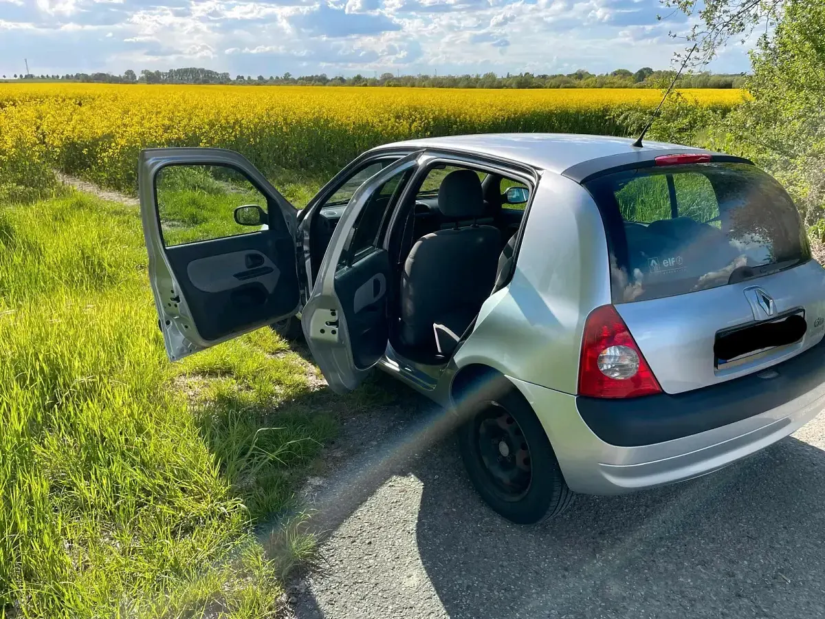 Gebraucht Renault Clio 58 PS (42 kW) 2005 Silber Kleinwagen