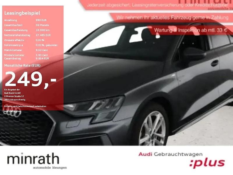Grau Gebraucht 2024 Audi A3 S-Line Limousine | 28.250 € (Superpreis) - Bild 1/4