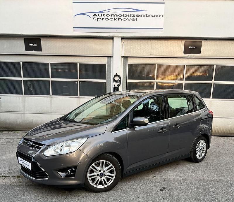 Braun Gebraucht 2013 Ford Grand C-Max Titanium Van / Kleinbus | 4.190 € (Guter Preis) - Bild 1/4