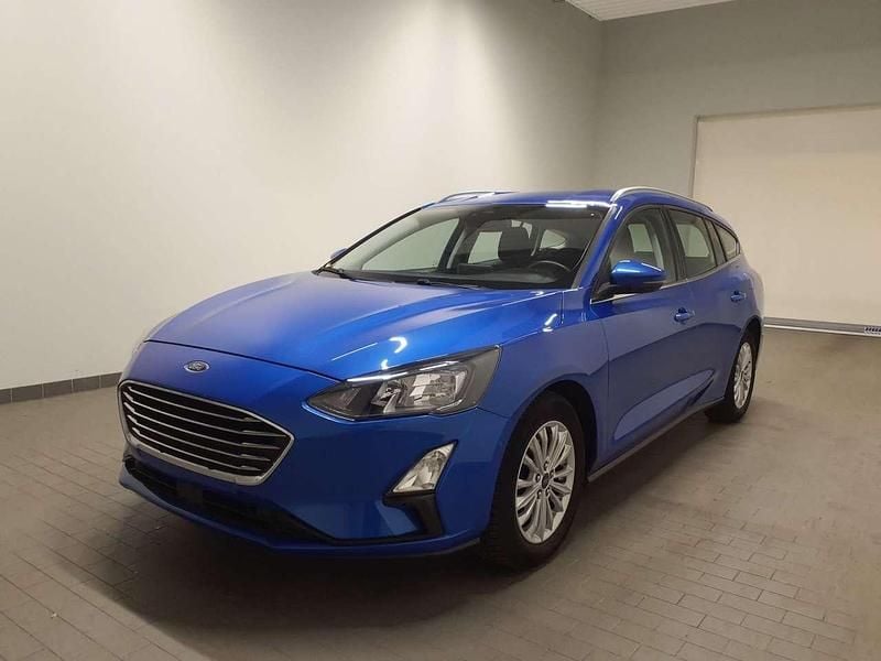 Dynamicblau metallic Gebraucht 2021 Ford Focus Titanium Kombi | 12.990 € (Guter Preis) - Bild 1/4