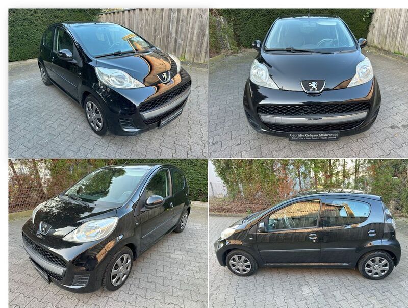Schwarz Gebraucht 2010 Peugeot 107 Kleinwagen | 2.290 € (Fairer Preis) - Bild 1/4