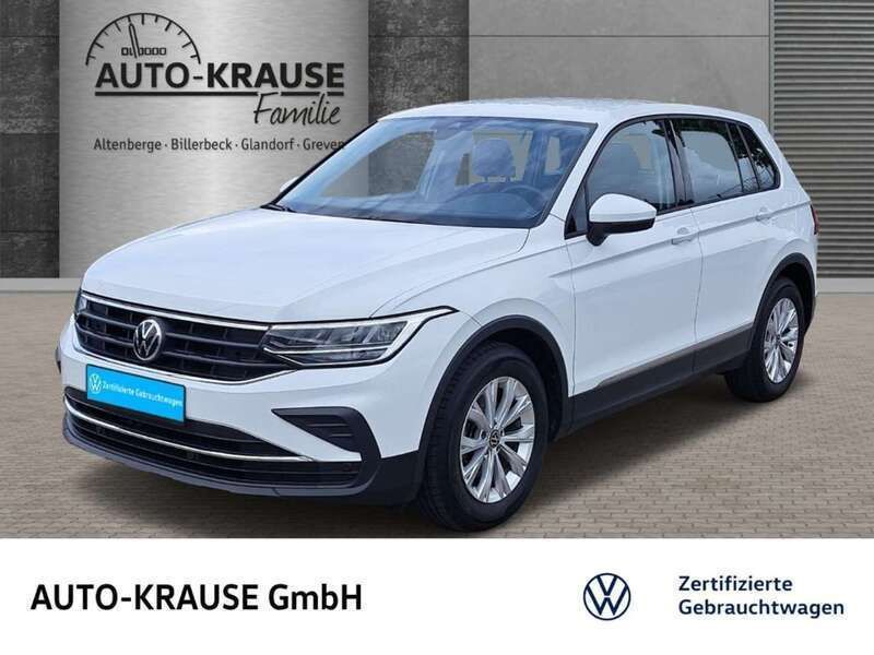 Weiss Gebraucht 2021 VW Tiguan SUV | 24.790 € (Guter Preis) - Bild 1/4