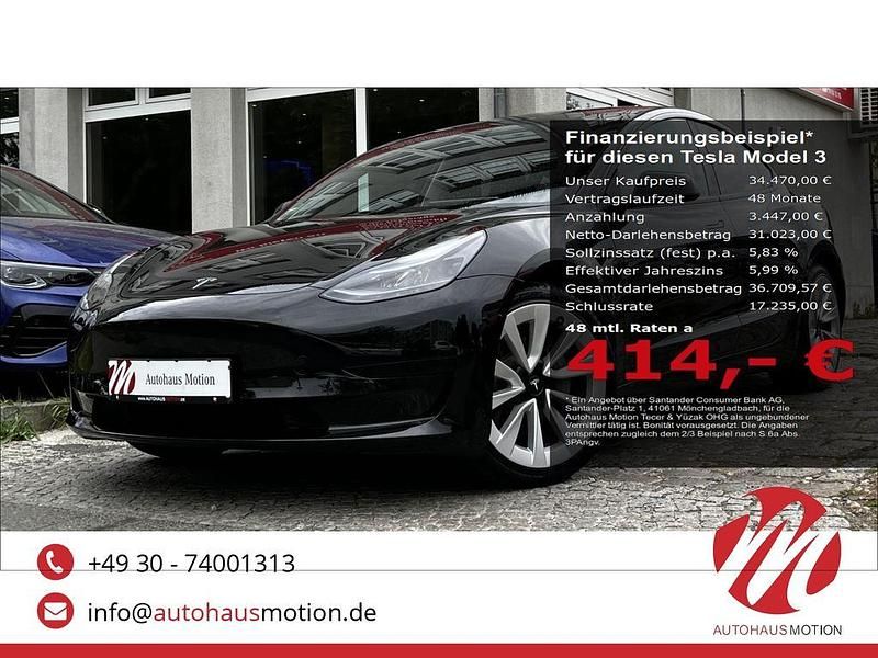 Gebraucht Tesla Model 3 Standard Range 208 kW (283 PS) 2022 Schwarz Limousine