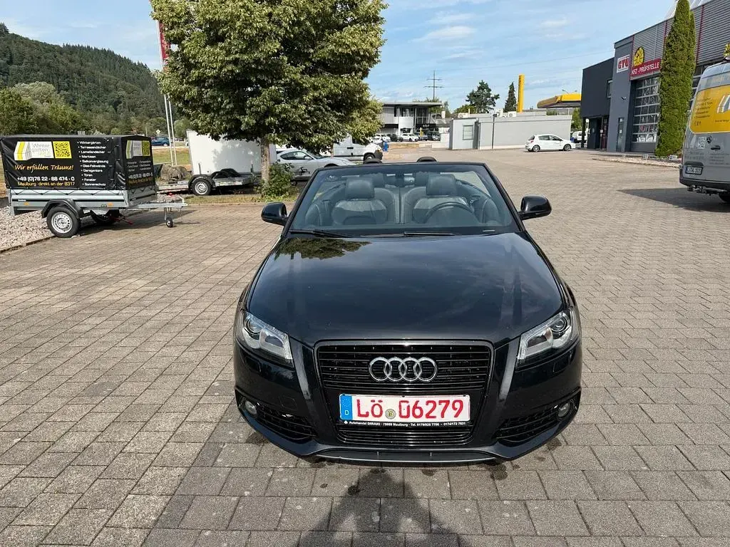 Gebraucht Audi A3 Cabriolet S-Line 160 PS (117 kW) 2010 Schwarz Cabrio