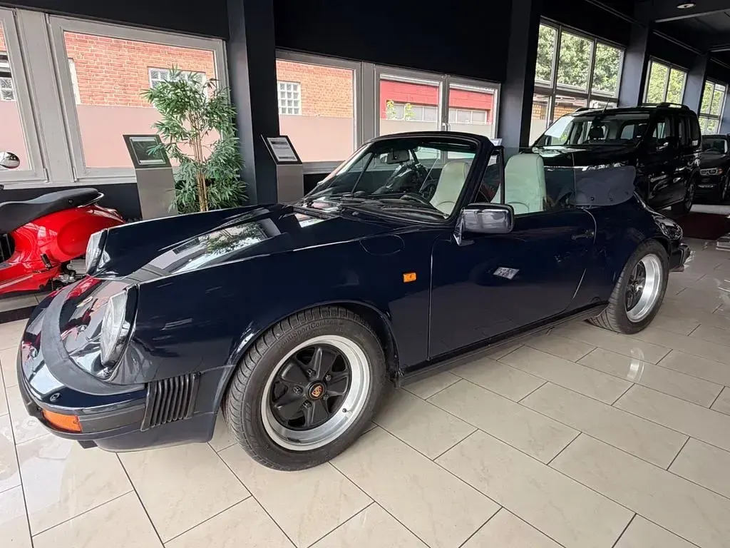 Gebraucht Porsche 911 218 PS (160 kW) 1988 Blau Cabrio